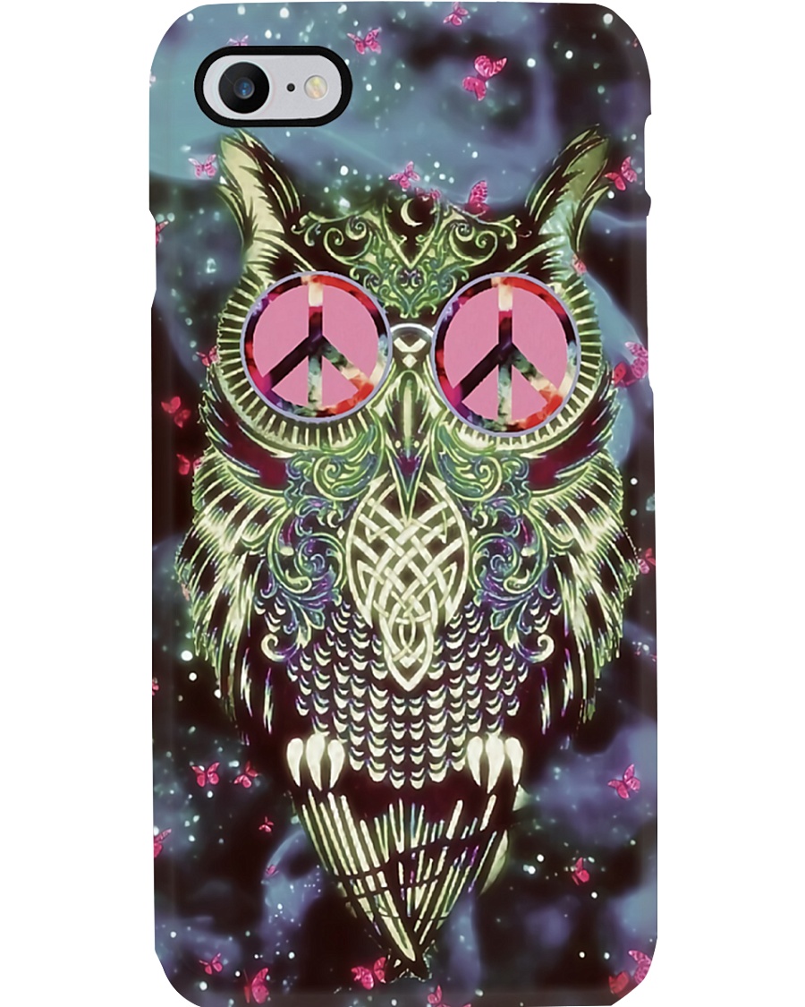 Hippie owl Phone Case