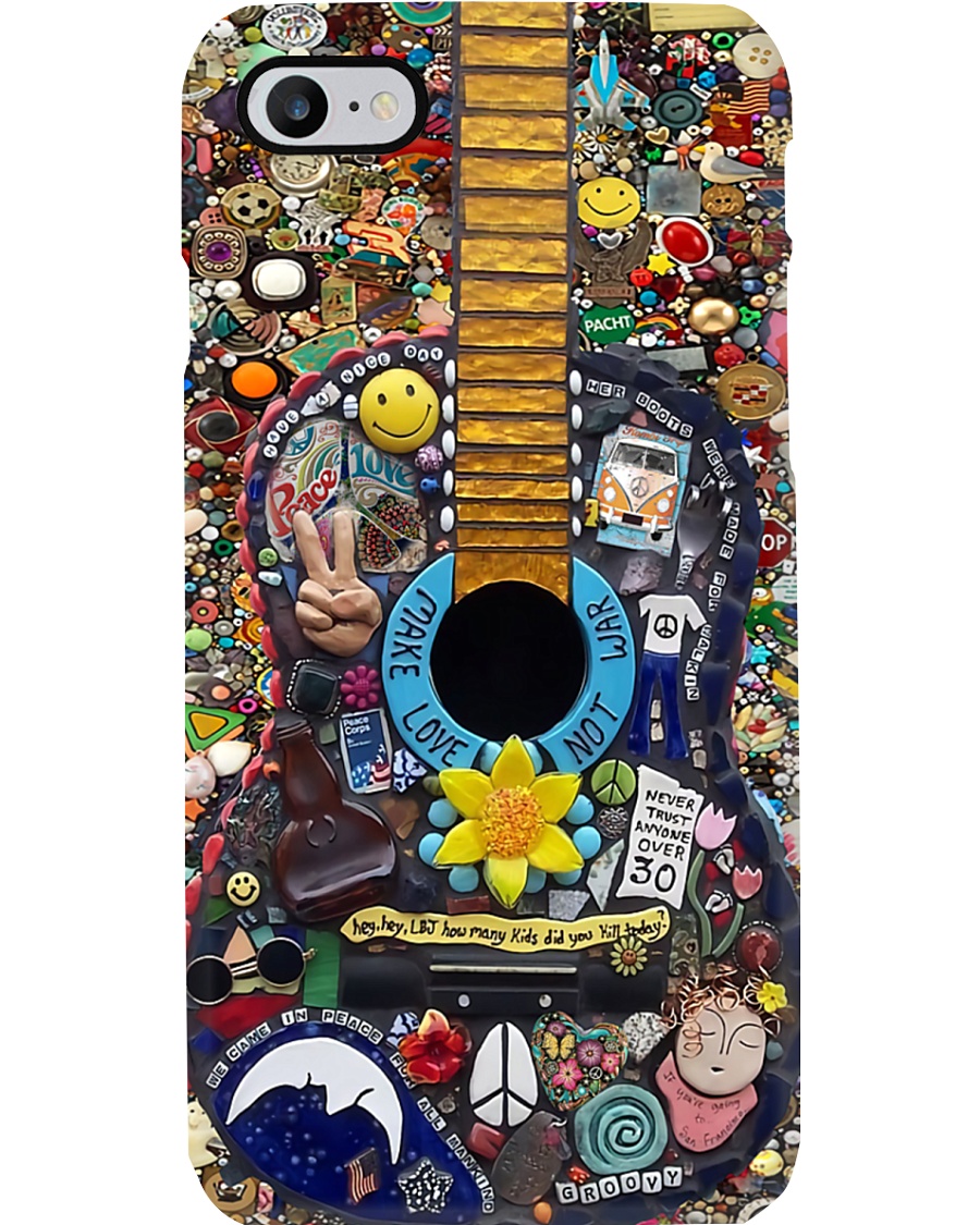 Hippie Guitar Phone Case