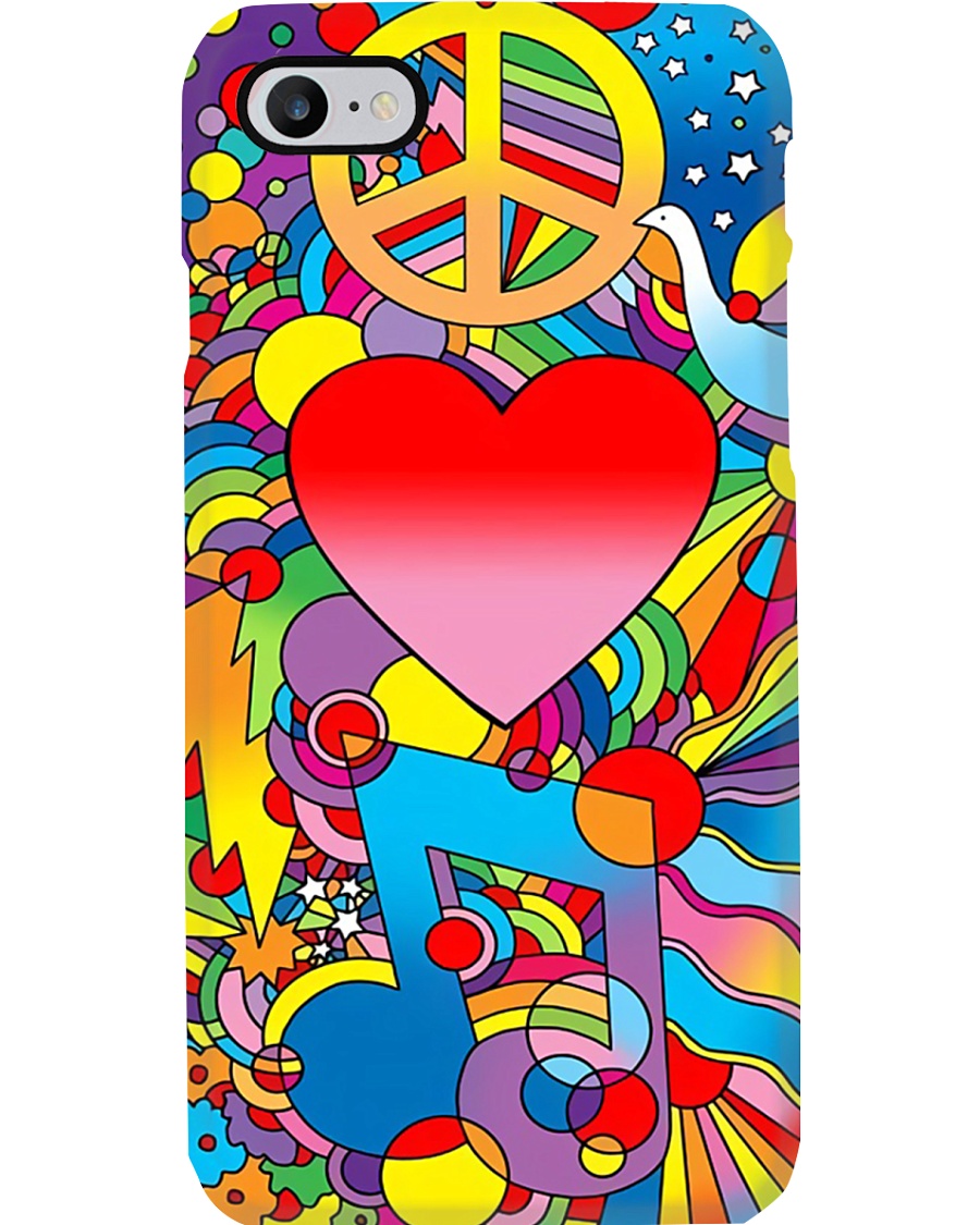 Peace Love Music Phone Case
