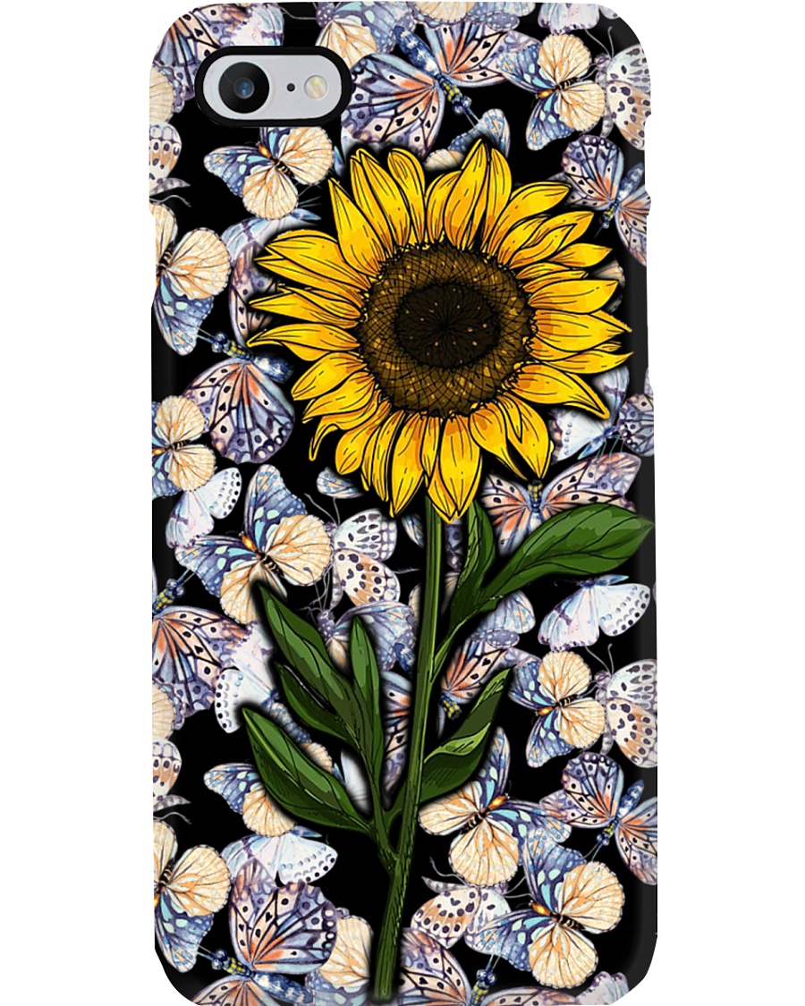 Sunflower - Butterfly Phone Case