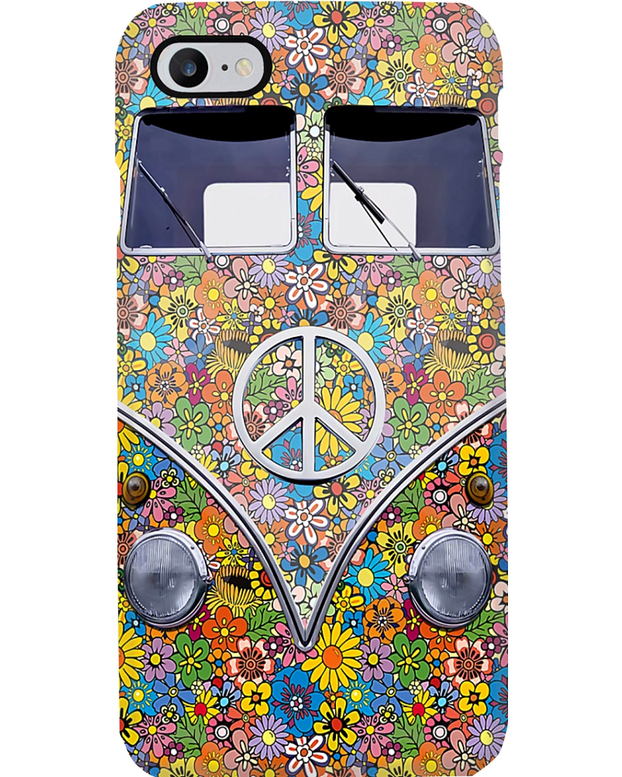 Hippie Girl - Vw Bus Phone Case