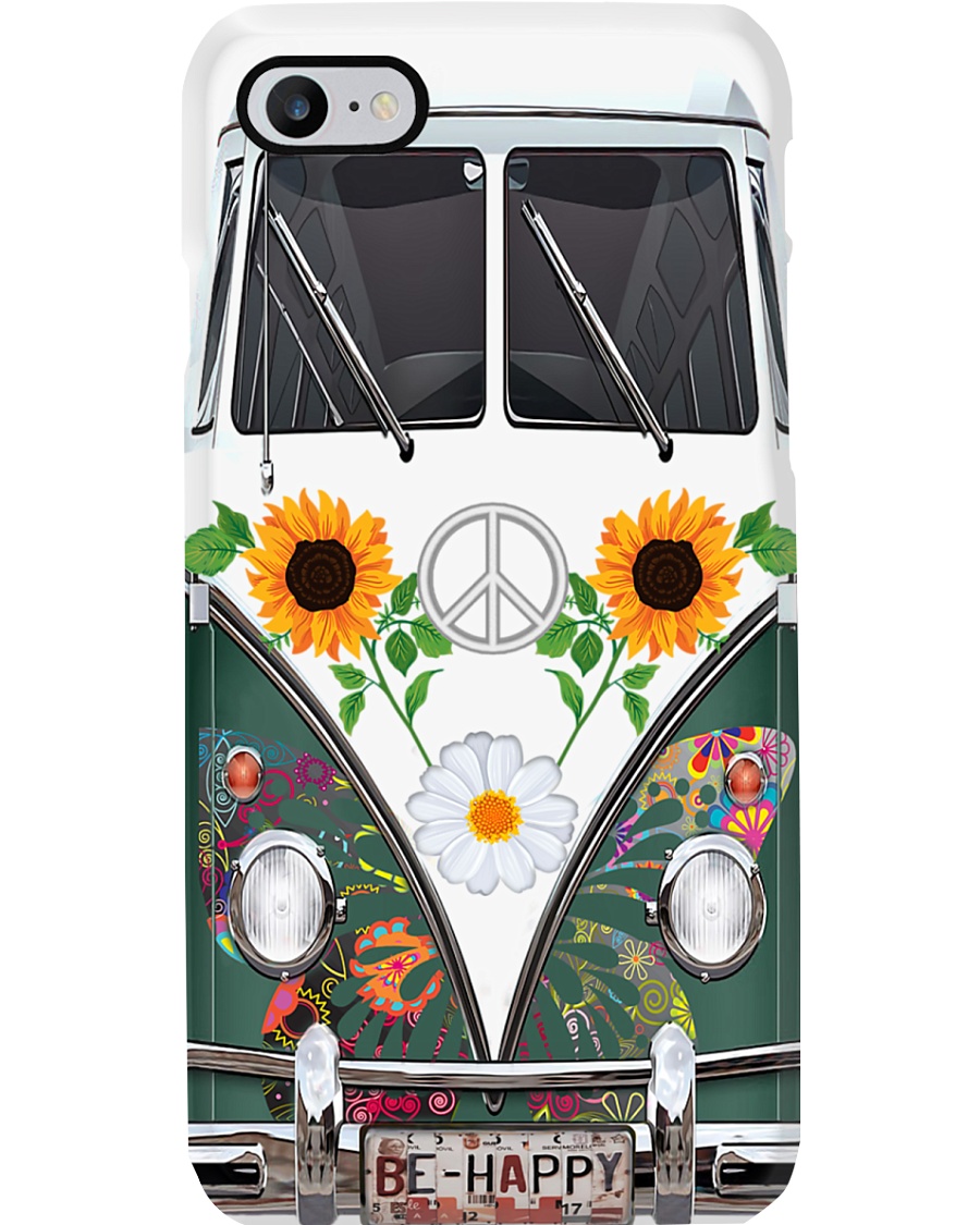 Sunflower VW Bus Phone Case