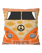 Hippie - Let It Be Square Pillowcase thumbnail