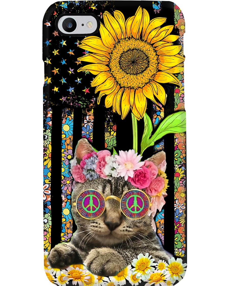 Hippie Cat Phone Case