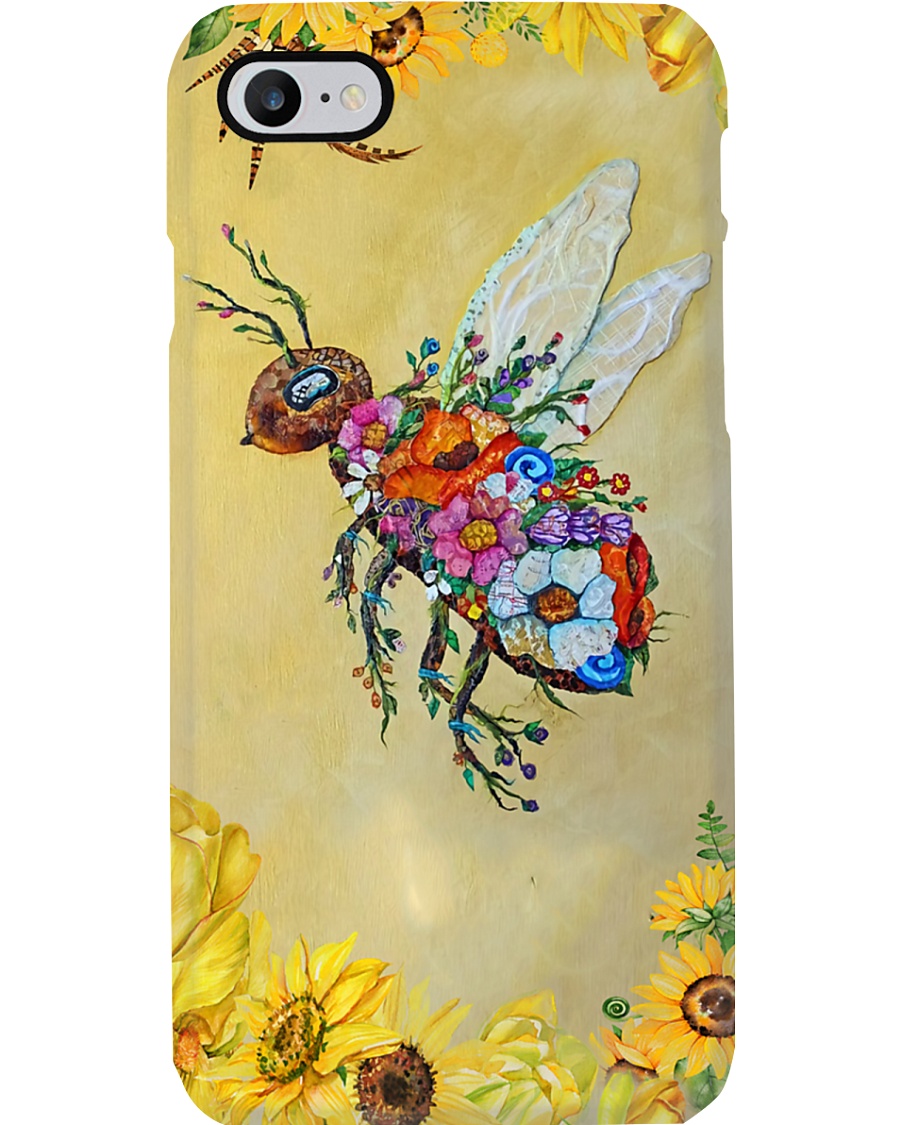 Sunflower Bee Phone Case