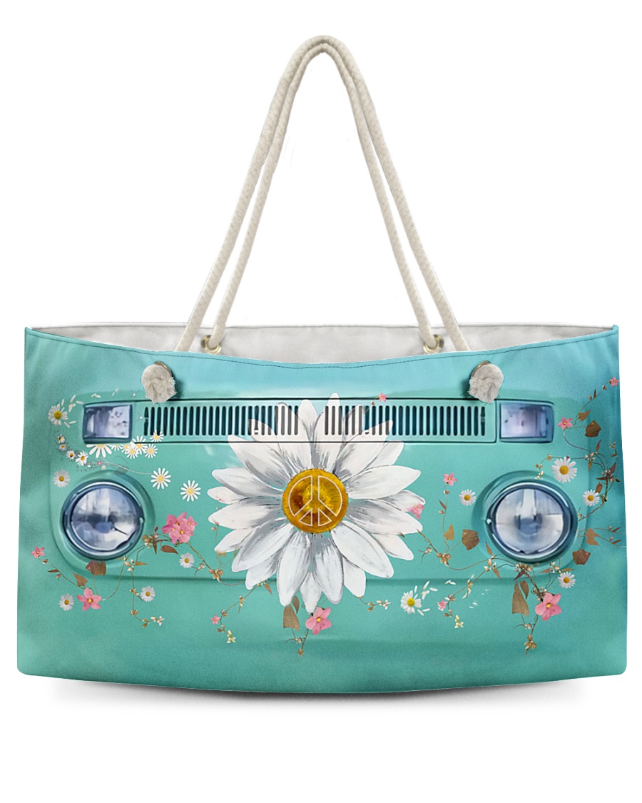 Daisy Vw Bus Weekender Tote