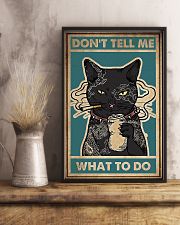Dont Tell Me What To Do Black Cat 16x24 Poster lifestyle-poster-3
