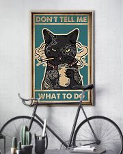 Dont Tell Me What To Do Black Cat 16x24 Poster lifestyle-poster-7