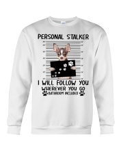 Chihuahua Personal Stalker Crewneck Sweatshirt tile