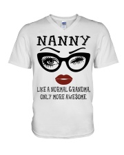 GIRL-GRAM NANNY V-Neck T-Shirt tile