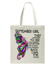 September girl Tote Bag tile