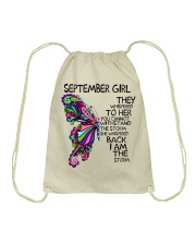 September girl Drawstring Bag tile
