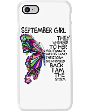 September girl Phone Case tile