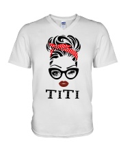 GIRL TITI V-Neck T-Shirt tile