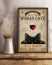 Wine And Cats Vertical 1 16x24 Poster lifestyle-poster-3