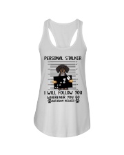 PERSONAL STALFER DOG 8A Ladies Flowy Tank tile