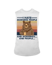 Camping I Hate Morning People Sleeveless Tee tile