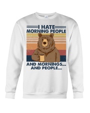 Camping I Hate Morning People Crewneck Sweatshirt tile