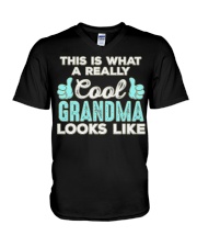 This Is What A REALLY Cool Grandma Looks Like V-Neck T-Shirt thumbnail
