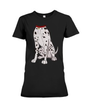 Dalmatian Costume T-Shirt for Halloween Dog Animal Premium Fit Ladies Tee thumbnail