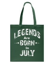 Legends Are Born In July Long Sleeve T-Shirt Tote Bag thumbnail