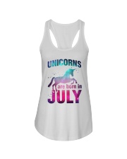Unicorns Are Born in July T-Shirt Gift For July Qu Ladies Flowy Tank thumbnail