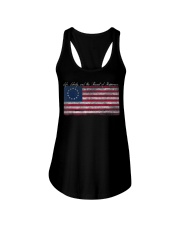 Life Liberty and the Pursuit of Happiness Flag Ladies Flowy Tank thumbnail
