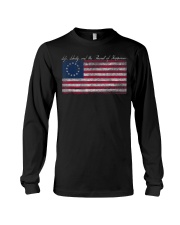 Life Liberty and the Pursuit of Happiness Flag Long Sleeve Tee thumbnail