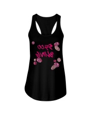 5 Bling Pink Diamond Paparazzi Reverse Text Live M Ladies Flowy Tank thumbnail