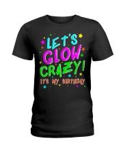 Glow Party Birthday TShirt Funny Cute B-Day Party Ladies T-Shirt tile