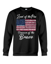 Patriotic Betsy Ross American Flag Shirt with 13 S Crewneck Sweatshirt thumbnail