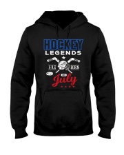Hockey Legends Are Born In July Birthday Gift T-sh Hooded Sweatshirt thumbnail