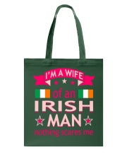 Wife Of Irish Man Nothing Scares Me Valentine Tees Tote Bag thumbnail