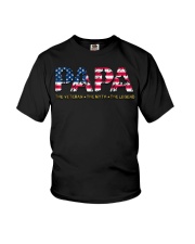 Mens Mens Papa The Veteran The Myth The Legend Youth T-Shirt thumbnail