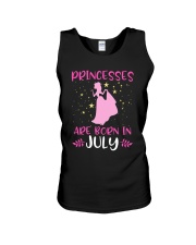 Princesses Are Born in July Shirt Birthday Girl T- Unisex Tank thumbnail