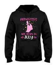 Princesses Are Born in July Shirt Birthday Girl T- Hooded Sweatshirt thumbnail