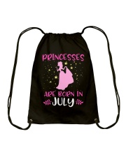Princesses Are Born in July Shirt Birthday Girl T- Drawstring Bag thumbnail