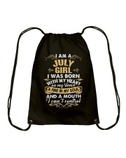 I'm A July Girl I Can't Control Funny T Shirt Drawstring Bag thumbnail