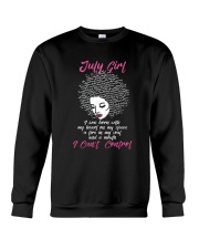 I'm a July Girl Shirt Funny Birthday T-Shirt for W Crewneck Sweatshirt thumbnail