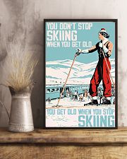 you don't stop skiing 11x17 Poster lifestyle-poster-3