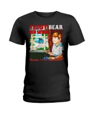 IS ANYONE THERE Ladies T-Shirt thumbnail