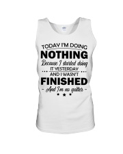 Today I'm doing nothing Unisex Tank tile