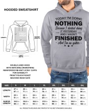 Today I'm doing nothing Hooded Sweatshirt custom-hoodie-sweatshirt-lifestyle-front-191