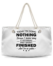 Today I'm doing nothing Weekender Tote tile