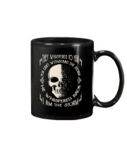 He Whispered Back I am the Storm - Skull Mug thumbnail