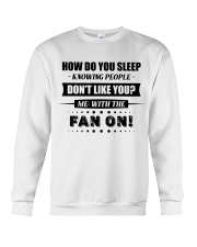 How do you sleep Crewneck Sweatshirt tile