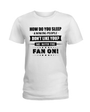 How do you sleep Ladies T-Shirt tile