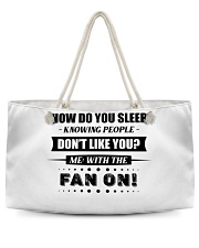 How do you sleep Weekender Tote tile