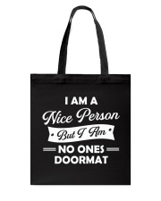 I am a nice person Tote Bag tile