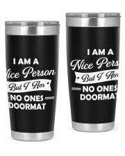 I am a nice person 20oz Tumbler tile